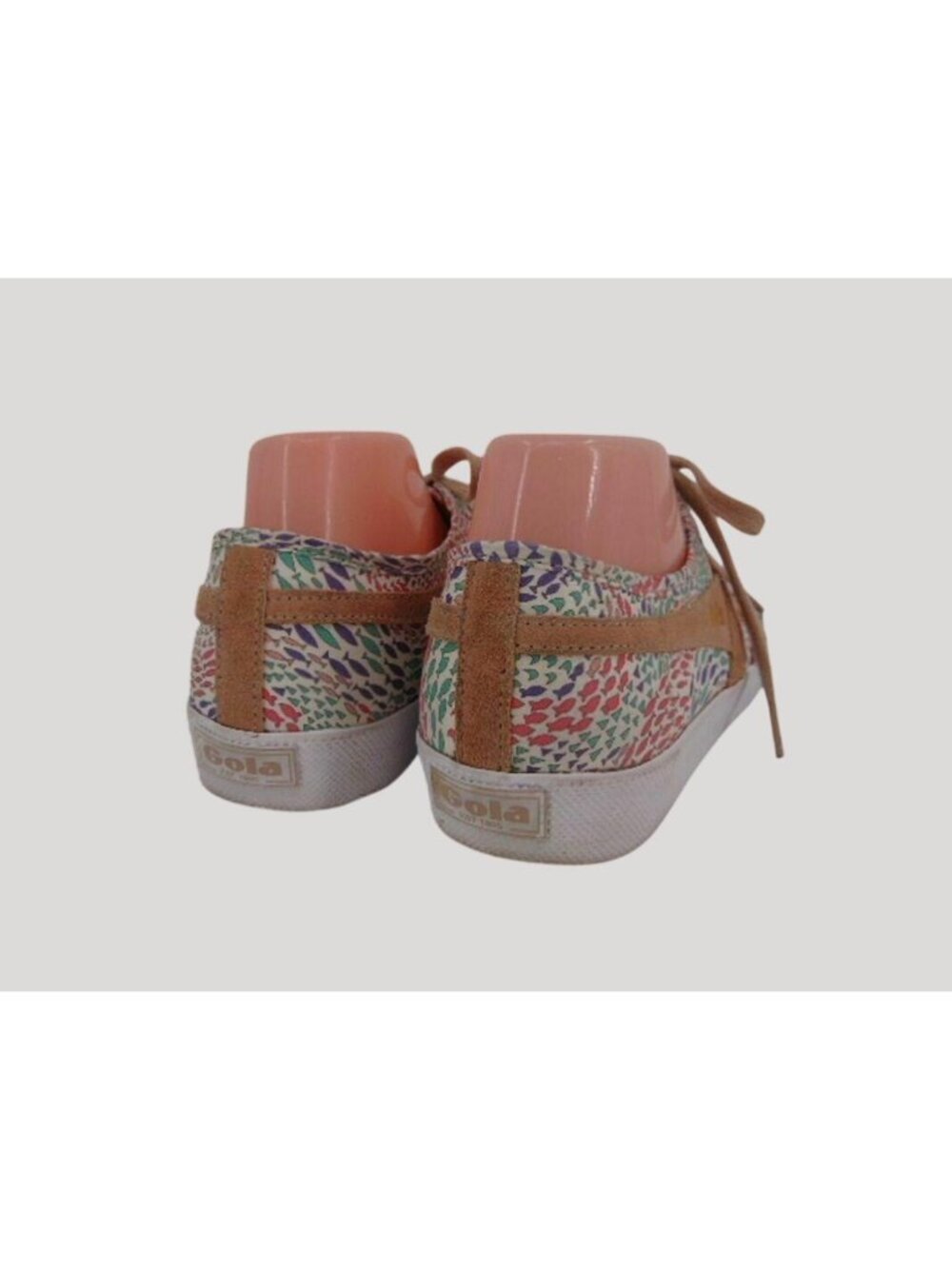 Sold------Gola x Liberty Fish Print Sneakers US 10 EUR 41 Coasters Fabric Upper - Picture 5 of 14